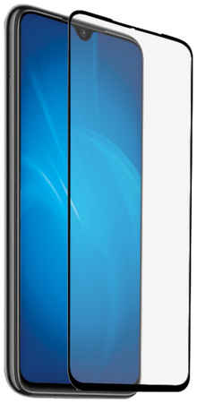Защитное стекло DF xiColor-69 Bl для Xiaomi Redmi Note 8/8 (2021), чер.с цв.рамкой