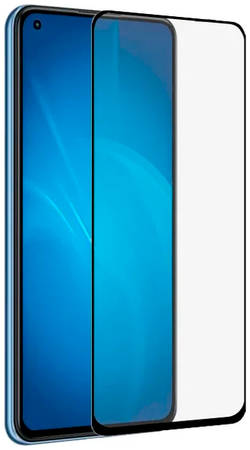 Защитное стекло DF для Xiaomi Mi 11 Lite, черный с цветной рамкой (xiColor-87) 965844463577615
