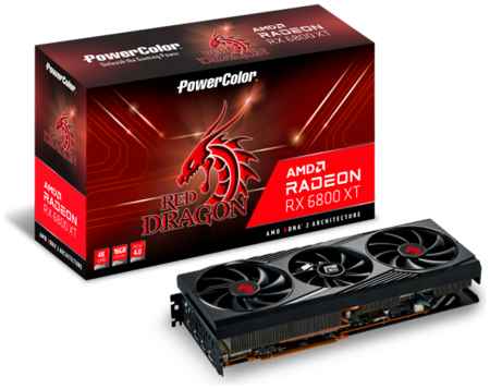 Видеокарта PowerColor AMD Radeon RX 6800 XT Dragon (AXRX 6800XT 16GBD6-3DHR/OC)