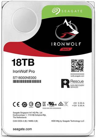 Жесткий диск Seagate IronWolf Pro 18ТБ (ST18000NE000) 965844463631532