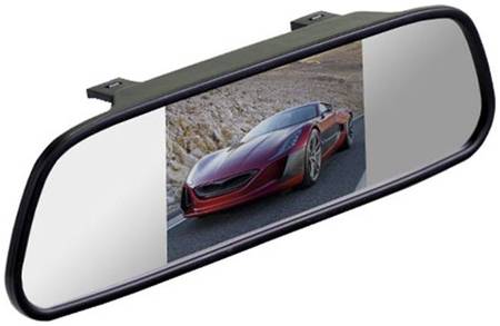Зеркало заднего вида с монитором ″Silverstone F1 Interpower IP Mirror HD 5″″, 6 Вт 965844463700717