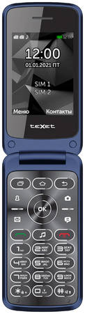Мобильный телефон teXet TM-408 Blue 965844463746585