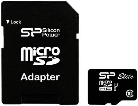 Карта памяти Silicon Power Elite Gold microSDHC 32GB + адаптер (SP032GBSTHBU1V1GSP) 965844463746960