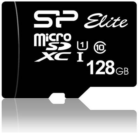Карта памяти Silicon Power Elite Gold microSDXC 128GB + адаптер (SP128GBSTXBU1V1GSP)