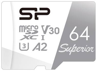 Карта памяти Silicon Power Superior A2 microSDXC 64GB (SP064GBSTXDA2V20) 965844463758218