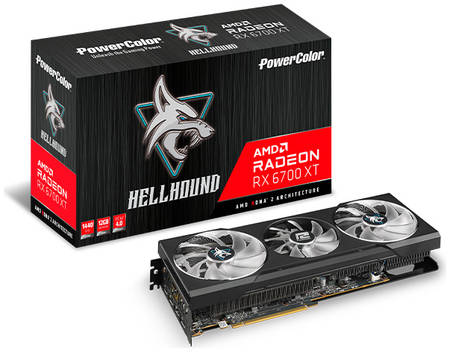 Видеокарта PowerColor AMD Radeon RX 6700 XT (AXRX 6700XT 12GBD6-3DHL)