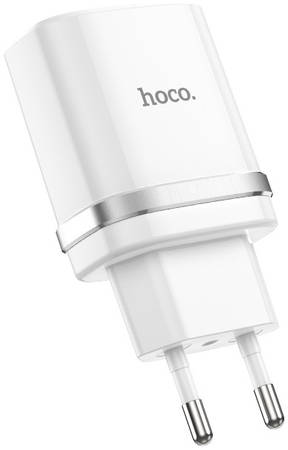 Сетевое зарядное устройство Hoco C12Q QC3.0, 1xUSB, 3 A, white 965844463762773