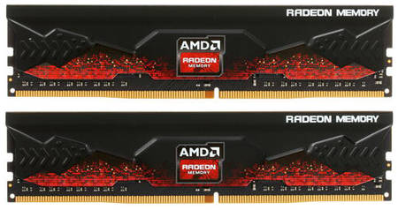 Оперативная память AMD 16Gb DDR4 3200MHz (R9S416G3206U2K) (2x8Gb KIT) Radeon R9 Gaming Series
