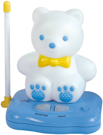 Устройство звукового контроля за ребенком Care Мишка, радионяня со светильником,2 адаптора 965844463774717