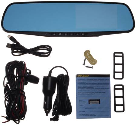Зеркало с видеорегистратором INTEGO VX-410MR ,HD,2камеры,функция парковки 965844463793405