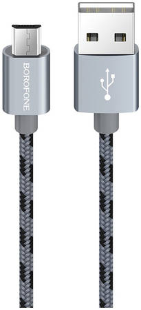 Кабель BOROFONE BX24 Ring USB - micro USB Grey 965844463829134