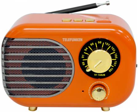Радиоприемник Telefunken TF-1682B Orange/Gold 965844463829883