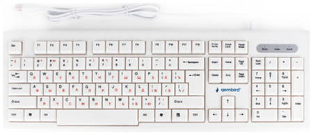 Проводная клавиатура Gembird KB-8354U White 965844463845060