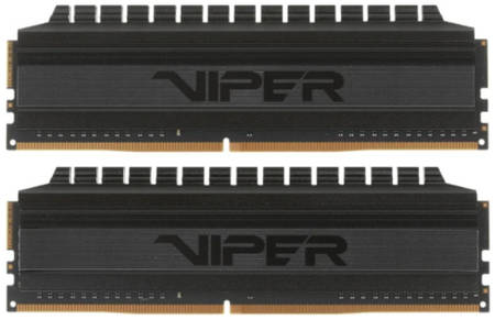 Patriot Memory Оперативная память Patriot Viper Blackout 64Gb DDR4 3200MHz (PVB464G320C6K) (2x32Gb KIT) Viper 4 Blackout