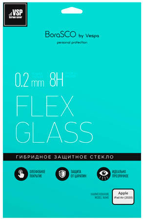 Защитное стекло BORASCO Hybrid Glass для Apple iPad Air 2020 10.9 965844463880048