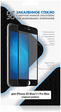 Защитное стекло DF iColor-20 для Apple iPhone XS Max/11 Pro Max 965844463880916