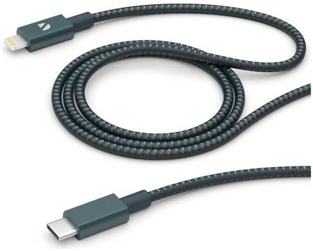 Кабель DEPPA 72320 MFI, USB Type-C (m), Lightning (m), 1.2м, MFI, графитовый 965844463889320