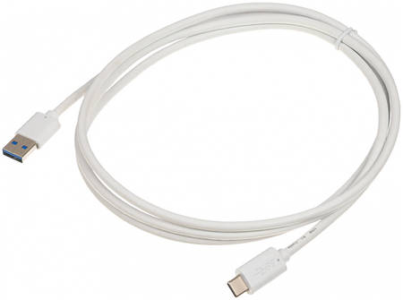 Кабель USB Type-C (m), USB A(m), 1.8м, белый