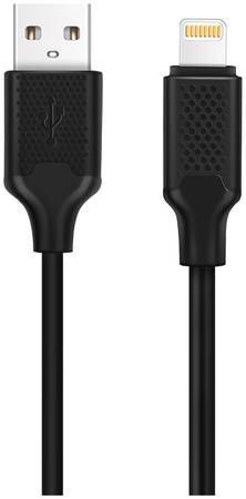 Кабель HARPER BCH-521, USB A(m), Lightning (m), 1.0м, черный