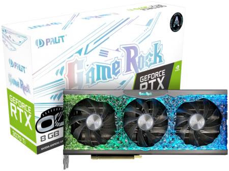 Видеокарта Palit NVIDIA GeForce RTX 3070 Ti GameRock OC (NED307TT19P2-1047G) 965844463949399