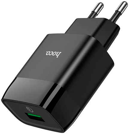 Сетевое зарядное устройство Hoco C72Q Glorious, USB, 18W, QC3.0, Black (32538) C72Q Glorious, USB, 18W, QC3.0, черный (32538) 965844463971263