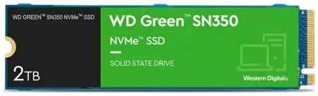 SSD накопитель WD Green SN350 M.2 2280 2 ТБ (WDS200T3G0C) 965844465057365