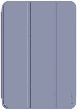 Чехол Deppa Wallet Onzo Magnet для iPad Mini 6 Grey/Lavender (88157) Wallet Onzo Magnet iPad Mini 6 серо-лавандовый 965844465094021
