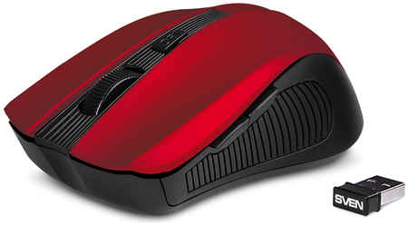 Беспроводная мышь Sven RX-350W Red/Black (SV-019587) 965844465118648