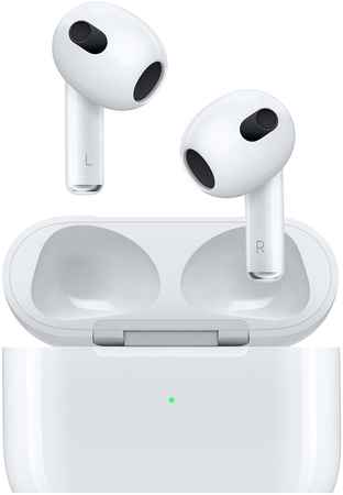 Беспроводные наушники Apple AirPods 3 with Lightning Charging Case White 965844465122319