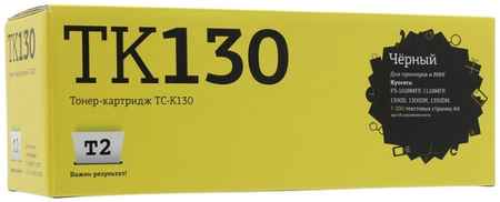 Картридж для лазерного принтера T2 TC-K130, черный, совместимый TC-K130 для принтеров Kyocera 965844465176414