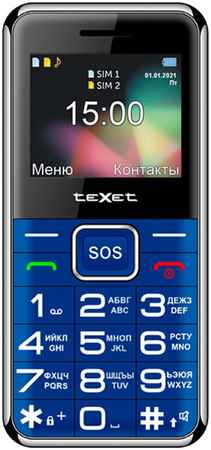 Мобильный телефон teXet TM-B319 B TM-B319 Blue 965844465328124