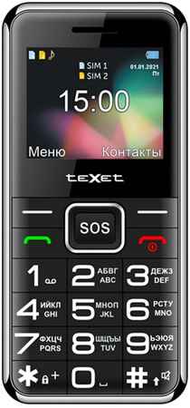 Мобильный телефон teXet TM-B319 Bl TM-B319 Black 965844465328128
