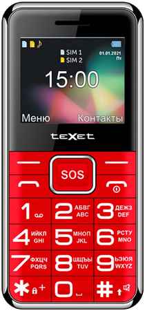 Мобильный телефон teXet TM-B319 R TM-B319 Red 965844465328175