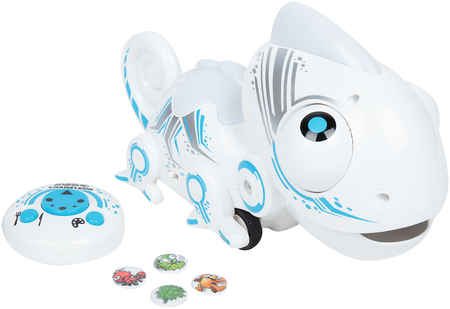 Робот Silverlit Хамелеон, белый/голубой 965844465400750
