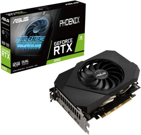 Видеокарта Asus NVIDIA GeForce RTX 3060 PhoenixGB (PH-RTX3060-12G-V2) GeForce RTX 3060 Phoenix (LHR) 965844465442370