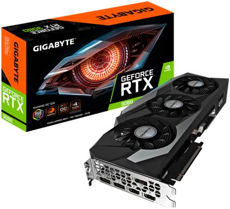 Видеокарта GIGABYTE NVIDIA GeForce RTX 3080 Gaming OC (LHR) (GV-N3080GAMING OC-10GD 2.0) 965844465442372
