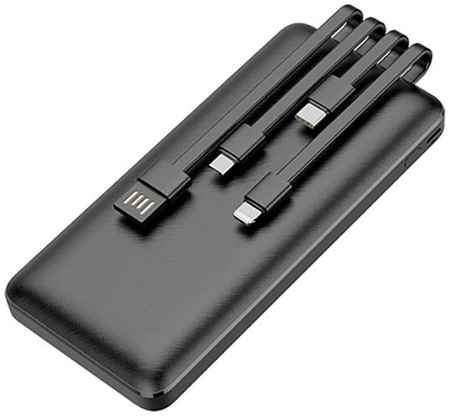 Внешний аккумулятор TFN Power Uni 10 10000 мАч, чёрный 965844465520707