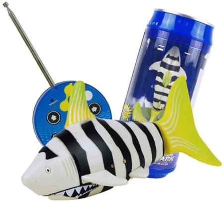 Create Toys Радиоуправляемая рыбка-акула (желтая, водонепроницаемая в банке), 3310B-3 965844465685481