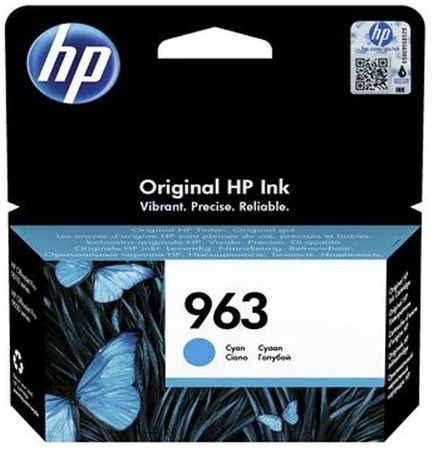 Струйный картридж HP 3JA23AE, голубой, оригинальный 965844465691805