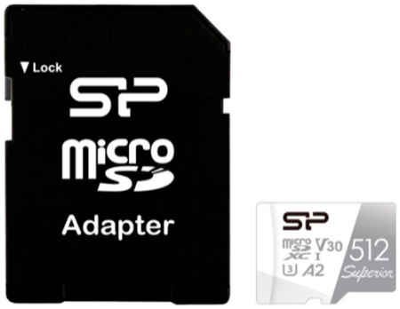 Карта памяти Silicon Power Micro SDXC SP512GBSTXDA2V20SP 512GB Superior 965844465692505