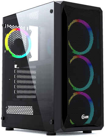 Корпус компьютерный Powercase Mistral Z4 Mesh RGB (CMIZB-R4)