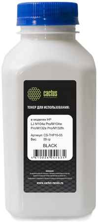 Тонер для лазерного принтера CACTUS CS-THP10-55 черный, совместимый 965844465863655