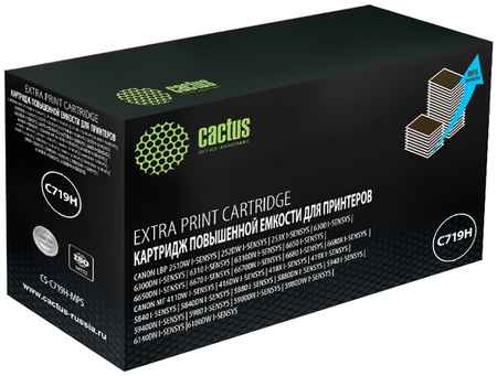 Картридж для лазерного принтера CACTUS CS-C719H-MPS черный, совместимый 965844465869010