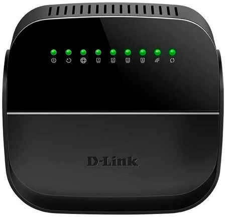 Wi-Fi роутер D-LINK DSL-2640U/R1A Black 965844465869224