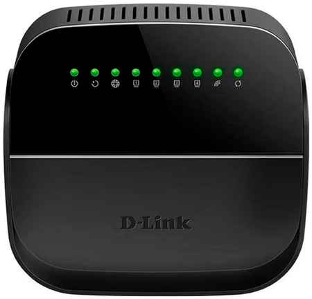 Wi-Fi роутер D-Link DSL-2740U/R1A Black 965844465869229
