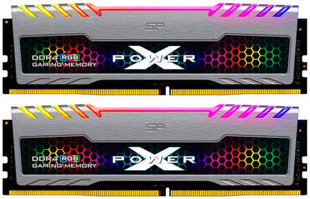 Оперативная память Silicon Power 16Gb DDR4 3600MHz (SP016GXLZU360BDB) (2x8Gb KIT) XPOWER Turbine RGB