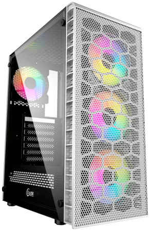 Корпус компьютерный Powercase Mistral Z4С Mesh LED (CMIZ4C-L4) Black 965844465909648