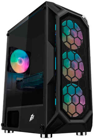 Корпус компьютерный 1stPlayer FIREBASE X6 (X6-3G6P-1G6) Black 965844465909686
