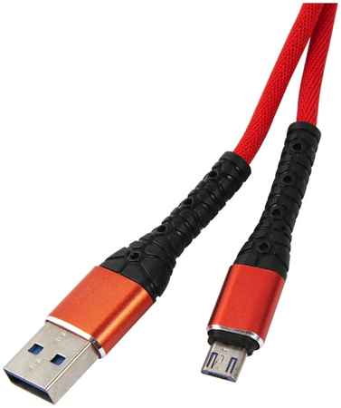 Кабель mObility USB-micro USB красный 1 м 965844465965000