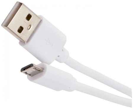 Кабель mObility USB-micro USB белый 1 м